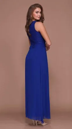 Nox Anabel - Lace V-Neck A-Line Dress 5140 - 1 Pc Royal Blue In Size XL Available -Hot Sale WEDDING Store nox anabel lace v neck a line dress 5140 1 pc royal blue in size xl available ccsale xl royal blue 14291640942675
