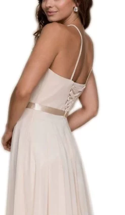 Nox Anabel - Y102 Halter Strap Lace Up Chiffon Evening Gown -Hot Sale WEDDING Store nox anabel y102 halter strap lace up chiffon evening gown evening dresses 5658646675513