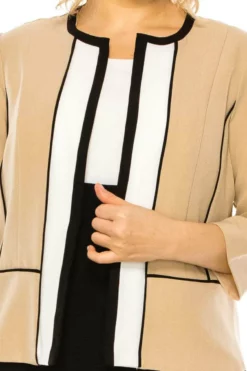 Phase Seven CPS002J - Two Toned Sleeveless With Quarter Sleeved Jacket -Hot Sale WEDDING Store phase seven cps002j two toned sleeveless with quarter sleeved jacket special occasion dress 29971660701779