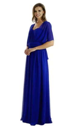 Poly USA - 7156 Convertible Strapless Chiffon A-ine Dress -Hot Sale WEDDING Store poly usa 7156 convertible strapless chiffon a ine dress special occasion dress 28928127991891