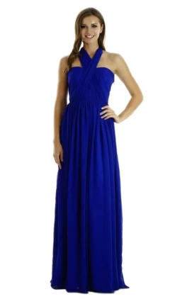 Poly USA - 7156 Convertible Strapless Chiffon A-ine Dress -Hot Sale WEDDING Store poly usa 7156 convertible strapless chiffon a ine dress special occasion dress 28928128188499