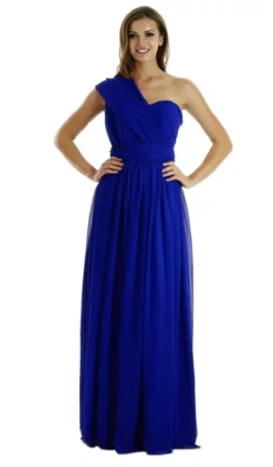 Poly USA - 7156 Convertible Strapless Chiffon A-ine Dress -Hot Sale WEDDING Store poly usa 7156 convertible strapless chiffon a ine dress special occasion dress 6096861429817