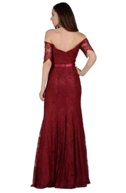 Poly USA - 8030 Half Sleeve Off Shoulder Lace Trumpet Dress 10 Poly USA - 8030 Half Sleeve Off Shoulder Lace Trumpet Dress -Hot Sale WEDDING Store poly usa 8030 half sleeve off shoulder lace trumpet dress mother of the bride dresses 13426170855507