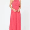 Poly USA 8396W - High Halter Neckline Long Gown