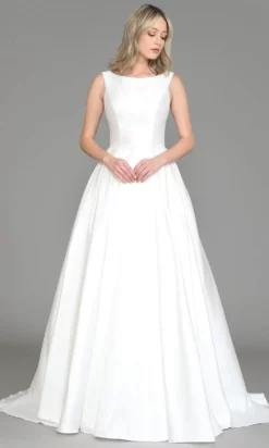 Poly USA 8534 - Bateau Neck Sleeveless Bridal Gown 7 Poly USA 8534 - Bateau Neck Sleeveless Bridal Gown -Hot Sale WEDDING Store poly usa 8534 bateau neck sleeveless bridal gown bridal dresses 31508353941587