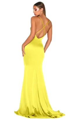 Portia And Scarlett - Dana Gown Satin Cowl Neck Gown -Hot Sale WEDDING Store portia and scarlett dana gown satin cowl neck gown special occasion dress 29218004074579