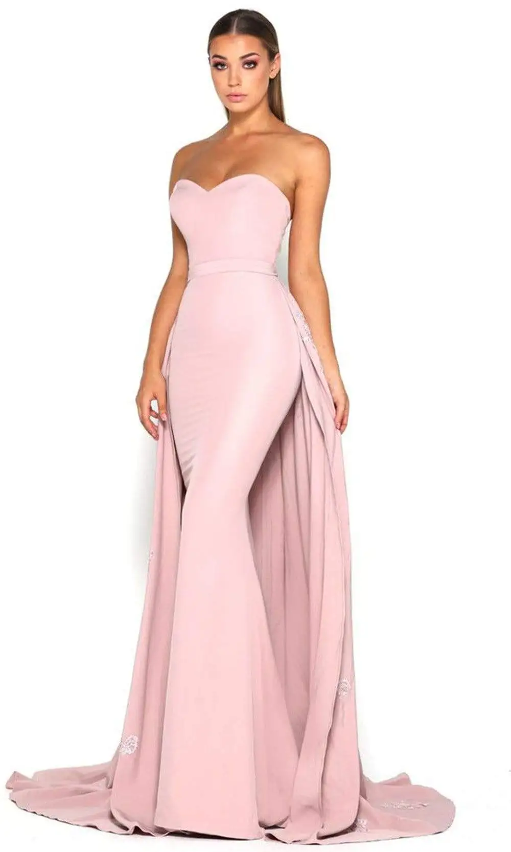 Portia And Scarlett - Endora Strapless Sweetheart Neck Overskirt Gown 5 Portia And Scarlett - Endora Strapless Sweetheart Neck Overskirt Gown - Image 5