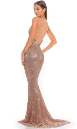 Portia And Scarlett GLISTEN - Plunging Back Sheath Prom Dress -Hot Sale WEDDING Store portia and scarlett glisten plunging back sheath prom dress special occasion dress 30589062348883
