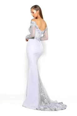 Portia And Scarlett - PS1906 Floral Lace Off-Shoulder Mermaid Dress -Hot Sale WEDDING Store portia and scarlett ps1906 floral lace off shoulder mermaid dress bridesmaid dresses 14589049307219