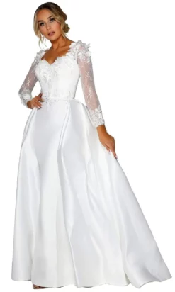 Portia And Scarlett - PS1906S Embroidered Lace Sweetheart Ballgown -Hot Sale WEDDING Store portia and scarlett ps1906s embroidered lace sweetheart ballgown wedding dresses 14616428478547