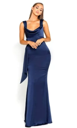 Portia And Scarlett - PS1974 Cowl Neck Trumpet Dress -Hot Sale WEDDING Store portia and scarlett ps1974 cowl neck trumpet dress prom dresses 28136188346451