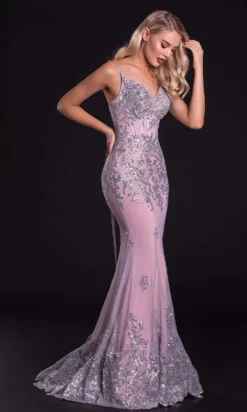 Portia And Scarlett - PS21038 Spaghetti Strap Sequined Mermaid Gown 5 Portia And Scarlett - PS21038 Spaghetti Strap Sequined Mermaid Gown -Hot Sale WEDDING Store portia and scarlett ps21038 spaghetti strap sequined mermaid gown evening dresses 15892795424851