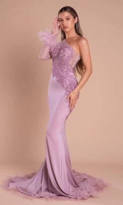 Portia And Scarlett - PS21140 Applique One Shoulder Mermaid Gown -Hot Sale WEDDING Store portia and scarlett ps21140 applique one shoulder mermaid gown prom dresses 28789520760915