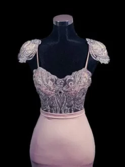 Portia And Scarlett - PS21191 Embroidered V Neck Mermaid Dress -Hot Sale WEDDING Store portia and scarlett ps21191 embroidered v neck mermaid dress bridesmaid dresses 30513337827411