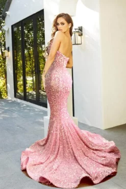 Portia And Scarlett - PS21208 Strapless V-Neck Sequin Gown -Hot Sale WEDDING Store portia and scarlett ps21208 strapless v neck sequin gown prom dresses 30490660274259