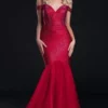 Portia And Scarlett - PS21251 Off Shoulder Glittered Trumpet Gown