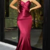 Portia And Scarlett PS21279 - Pleat-Ornate Mermaid Prom Dress