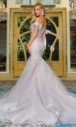 Portia And Scarlett - Ps22079 Embellished Off Shoulder Mermaid Gown -Hot Sale WEDDING Store portia and scarlett ps22079 embellished off shoulder mermaid gown special occasion dress 29222104531027