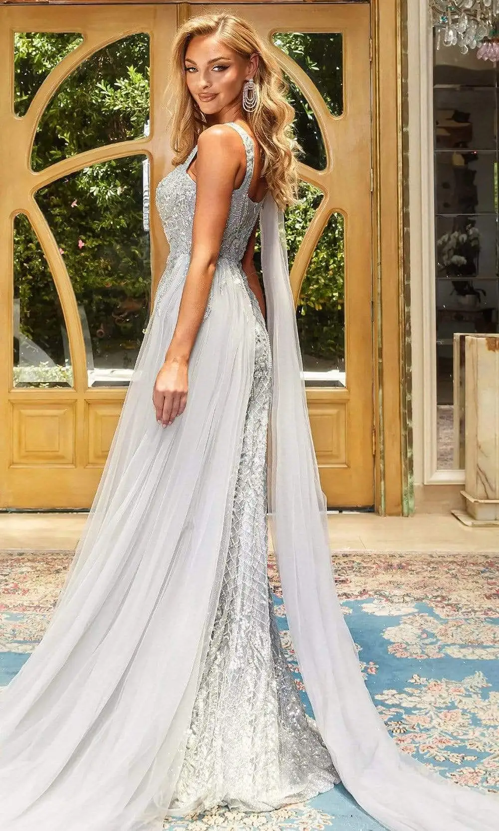 Portia And Scarlett - PS22919 Sweetheart Trumpet Beaded Gown 2 Portia And Scarlett - PS22919 Sweetheart Trumpet Beaded Gown - Image 2