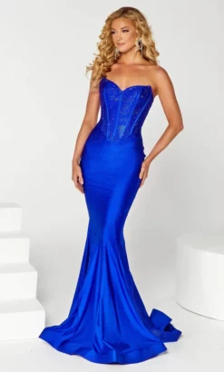 Portia And Scarlett PS23305 - Beaded Mermaid Evening Gown
