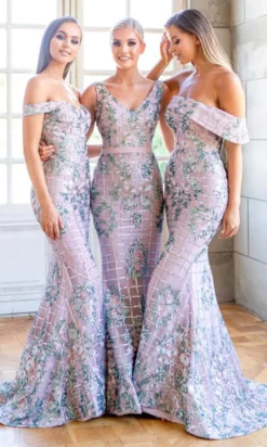 Portia And Scarlett - PS5054 Off Shoulder Floral Sequin Mermaid Gown 9 Portia And Scarlett - PS5054 Off Shoulder Floral Sequin Mermaid Gown -Hot Sale WEDDING Store portia and scarlett ps5054 off shoulder floral sequin mermaid gown bridesmaid dresses 28659126730835