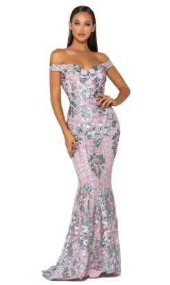Portia And Scarlett - PS5054 Off Shoulder Floral Sequin Mermaid Gown 7 Portia And Scarlett - PS5054 Off Shoulder Floral Sequin Mermaid Gown -Hot Sale WEDDING Store portia and scarlett ps5054 off shoulder floral sequin mermaid gown bridesmaid dresses 28840120975443
