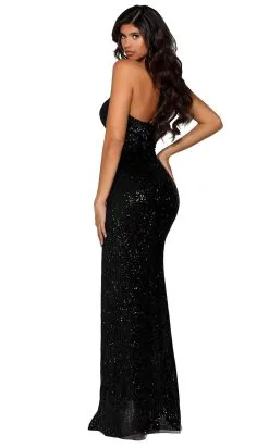 Portia And Scarlett - PS6372 Strapless High Slit Sequin Gown -Hot Sale WEDDING Store portia and scarlett ps6372 strapless high slit sequin gown prom dresses 14589133291603