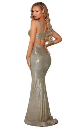 Portia And Scarlett - PS6402 Square Cutout Trumpet Dress -Hot Sale WEDDING Store portia and scarlett ps6402 square cutout trumpet dress prom dresses 14631053852755