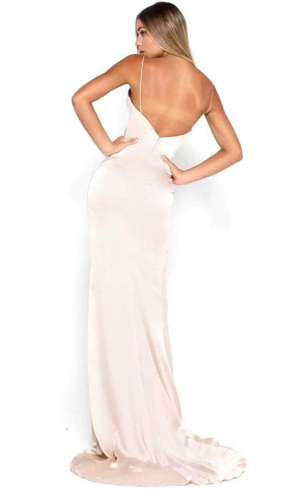 Portia And Scarlett Stephanie Gown - Draped Silk Prom Dress 3 Portia And Scarlett Stephanie Gown - Draped Silk Prom Dress - Image 3