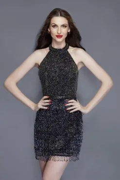 Primavera Couture - 3144 Rhinestone Accented Halter Fitted Dress 8 Primavera Couture - 3144 Rhinestone Accented Halter Fitted Dress -Hot Sale WEDDING Store primavera couture 3144 rhinestone accented halter fitted dress special occasion dress 5485704839225