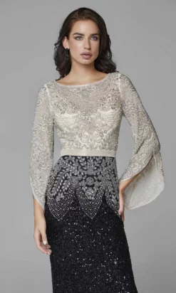 Primavera Couture - 3680 Embellished Bateau Neck Sheath Dress -Hot Sale WEDDING Store primavera couture 3680 embellished bateau neck sheath dress evening dresses 15903071862867