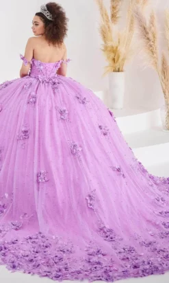 Quinceanera Collection 26024 - Floral Appliqued Quinceanera -Hot Sale WEDDING Store quinceanera collection 26024 floral appliqued quinceanera special occasion dress 0 lilac 30824041021523