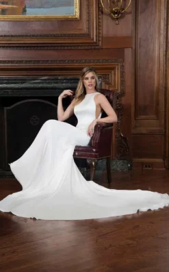 Rachel Allan Bridal - M628 Silk Satin Bateau Mermaid Dress -Hot Sale WEDDING Store rachel allan bridal m628 silk satin bateau mermaid dress wedding dresses 5486872920121