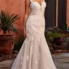 Rachel Allan Bridal RB5006 - Floral Embroidered Trumpet Gown