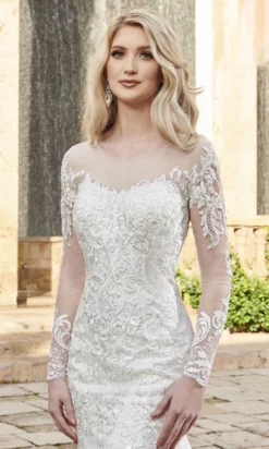 Rachel Allan - M792 Illusion Embroidered Trumpet Bridal -Hot Sale WEDDING Store rachel allan m792 illusion embroidered trumpet bridal bridal dresses 28500200259667
