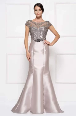 Rina Di Montella - RD2684 Embellished Bateau Mikado Mermaid Dress 6 Rina Di Montella - RD2684 Embellished Bateau Mikado Mermaid Dress -Hot Sale WEDDING Store rina di montella rd2684 embellished bateau mikado mermaid dress mother of the bride dresses 4 taupe 28868210065491