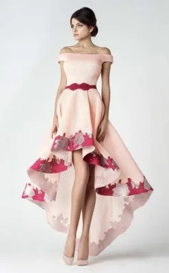 Saiid Kobeisy - Off-Shoulder High Low Dress 2917