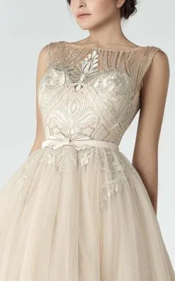 Saiid Kobeisy - Sleeveless Embellished Short Dress 2906 -Hot Sale WEDDING Store saiid kobeisy sleeveless embellished short dress 2906 special occasion dress 5423235727417