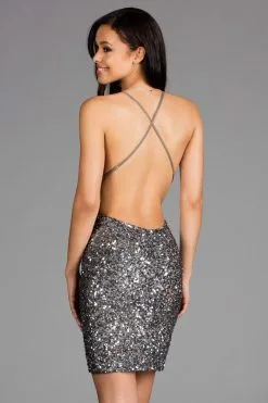 Scala - 48782 Fitted String Strapped Sequin Dress In Ice Pink -Hot Sale WEDDING Store scala 48782 fitted string strapped sequin dress in ice pink special occasion dress 6503108280377