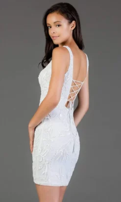 SCALA - 60038 Strappy Sequined Fitted Cocktail Dress -Hot Sale WEDDING Store scala 60038 strappy sequined fitted cocktail dress special occasion dress 28775502479443