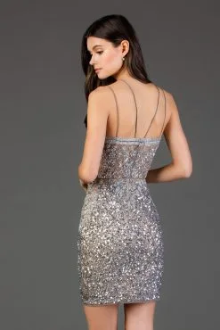 SCALA - 60045 Sequin Embellishments Halter Cocktail Dress -Hot Sale WEDDING Store scala 60045 sequin embellishments halter cocktail dress special occasion dress 28851760398419 scaled