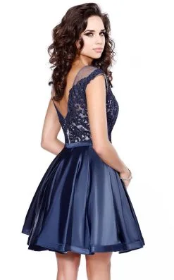 Shail K - Short Lace Prom Dress 4082 -Hot Sale WEDDING Store shail k short lace prom dress 4082 special occasion dress 28897326137427