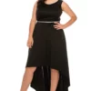 Shelby Nites - N281 Sleeveless Scoop Neck High Low Dress