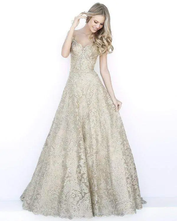 Sherri Hill - 51573 Off-Shoulder Cap Sleeve Lace Long Dress 11 Sherri Hill - 51573 Off-Shoulder Cap Sleeve Lace Long Dress - Image 11