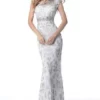 Sherri Hill - 51949 Beaded High Neck Sheath Dress