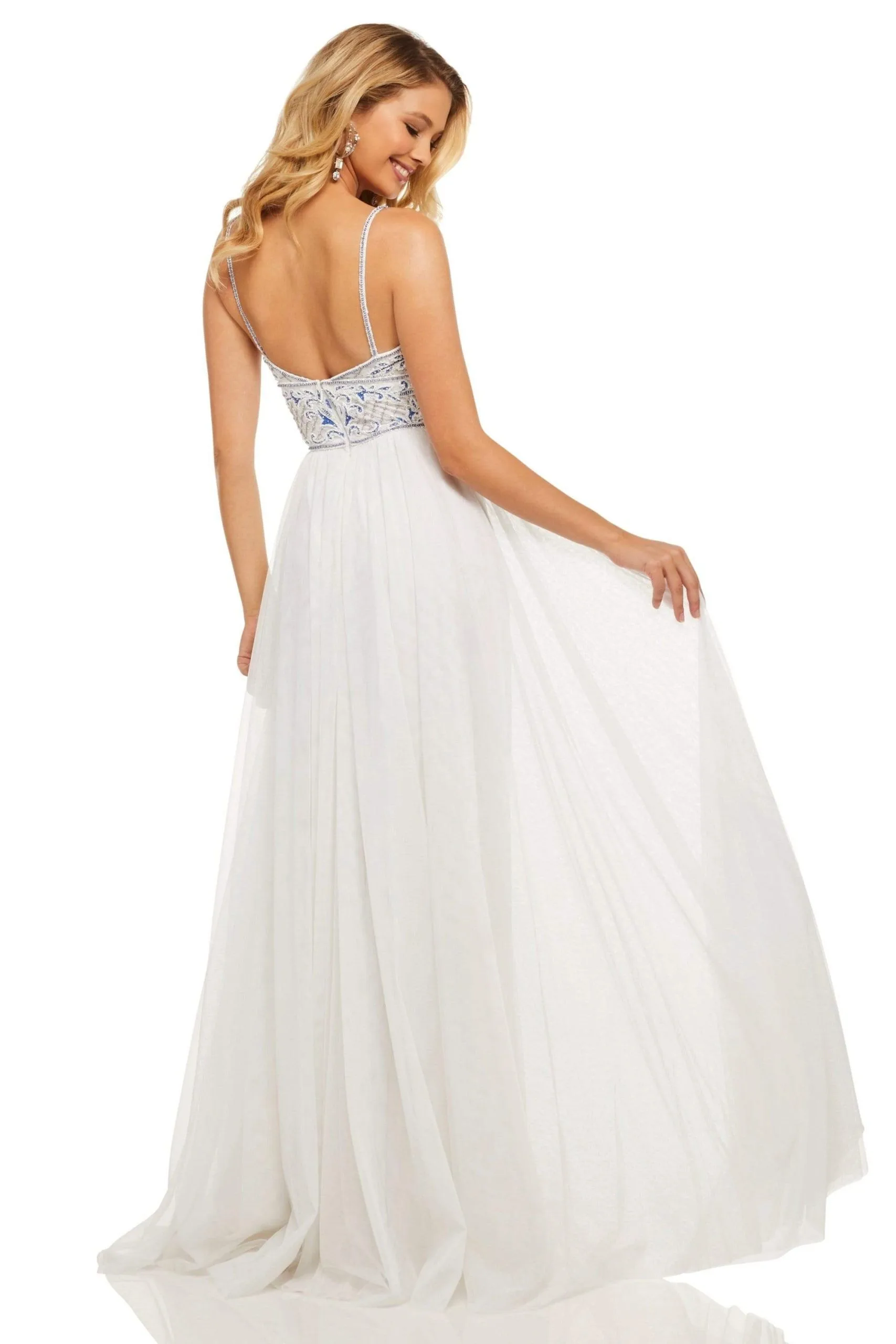 Sherri Hill - 52450 A Line Beaded Dress 2 Sherri Hill - 52450 A Line Beaded Dress - Image 2