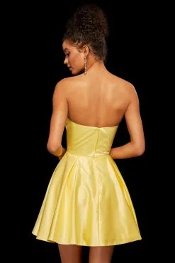 Sherri Hill - 53068 Short Beaded Strapless Satin A-line Dress 7 Sherri Hill - 53068 Short Beaded Strapless Satin A-line Dress -Hot Sale WEDDING Store sherri hill 53068 short beaded strapless satin a line dress special occasion dress 11826521931859 scaled
