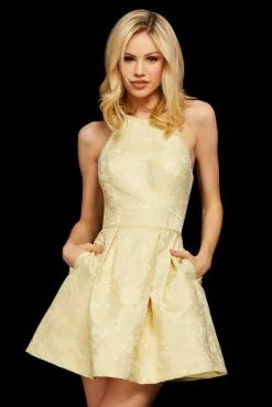 Sherri Hill - 53072 Short Sleeveless Halter Neck A-line Dress 9 Sherri Hill - 53072 Short Sleeveless Halter Neck A-line Dress -Hot Sale WEDDING Store sherri hill 53072 short sleeveless halter neck a line dress special occasion dress 11823241429075 scaled