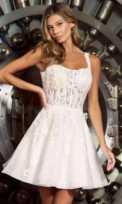 Sherri Hill 55190 - Laced A-Line Cocktail Dress 5 Sherri Hill 55190 - Laced A-Line Cocktail Dress -Hot Sale WEDDING Store sherri hill 55190 laced a line cocktail dress cocktail dresses 31492768071763