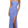 Sherri Hill 55448 - Sequin Strapless Evening Gown